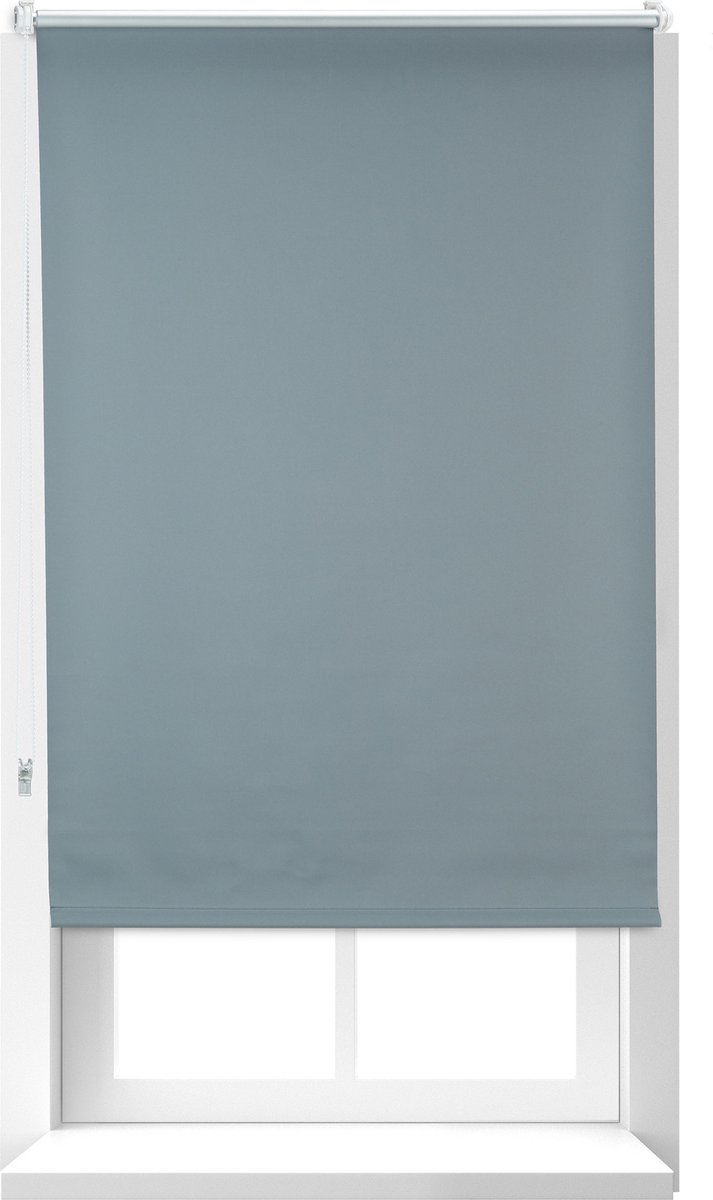 Relaxdays 1x rolgordijn verduisterend grijs - thermo rolgordijn - 70x160 cm - grijs