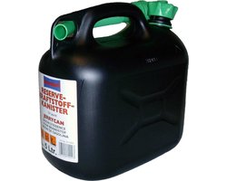 Hunnersdorf Jerrycan zwart voor benzine 5ltr