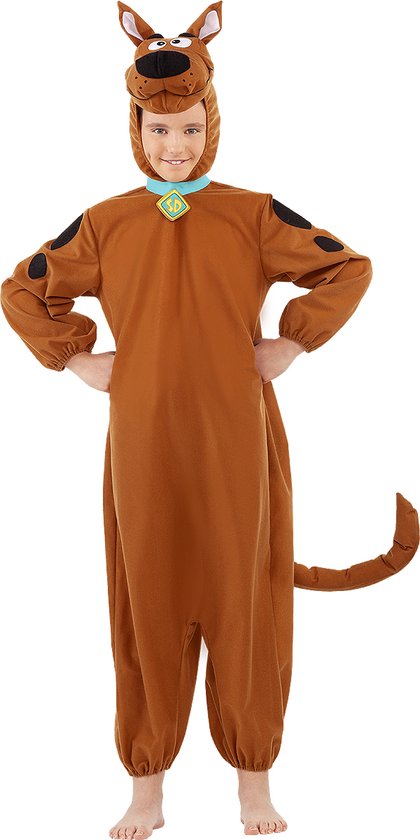 FUNIDELIA Scooby Doo kostuum voor meisjes en jongens Scooby - jaar cm) - Bruin