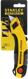 Stanley FatMax uitschuifbaar mes in verpakking, geel met zwarte grip.
