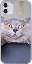 Coque iPhone 11 - Chat - Bang - Chaise - Siliconen