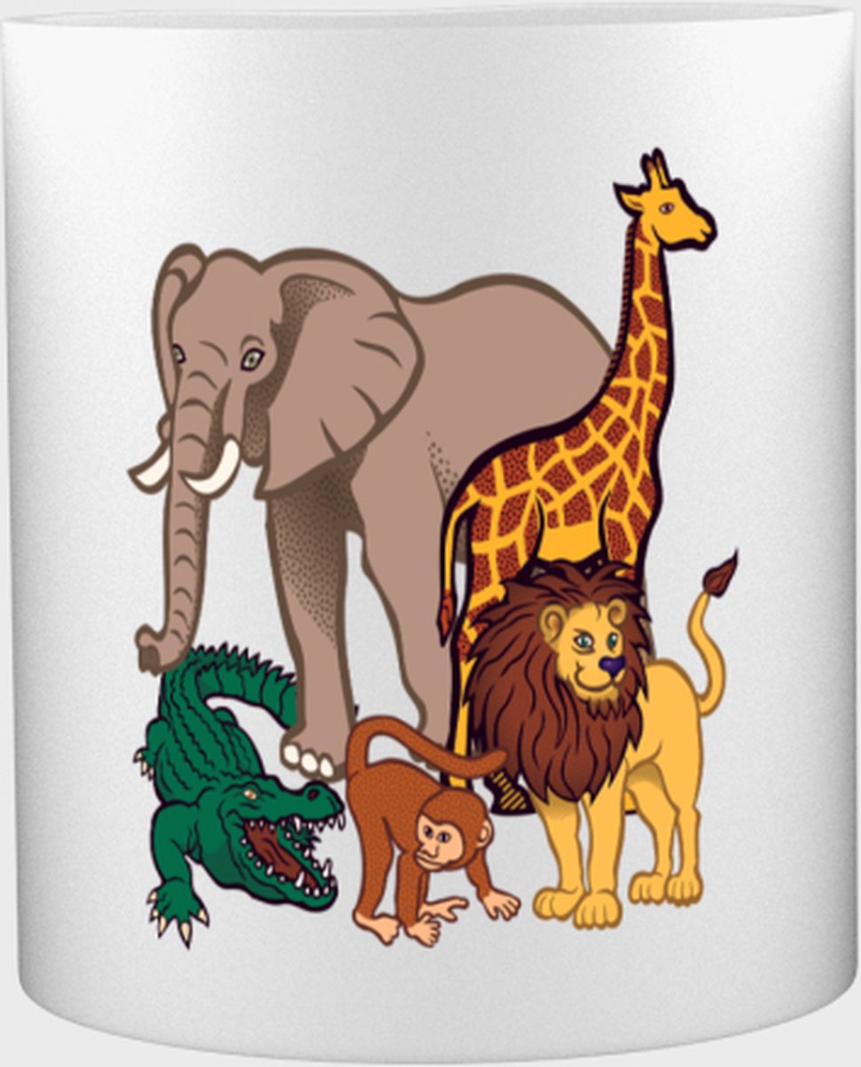 Akyol - Dierentuin Mok met opdruk - dierentuin - Dieren liefhebbers - Dieren - Dier - Afrika - 350 ML inhoud