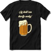 Ik Heb Een Biertje Nodig T-Shirt | Bier Kleding | Feest | Drank | Grappig Verjaardag Cadeau | - Zwart - S