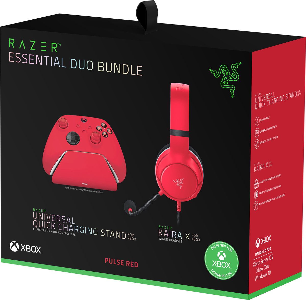 Xbox Headset Razer Kaira X Xbox Razer Essential Duo Bundle For