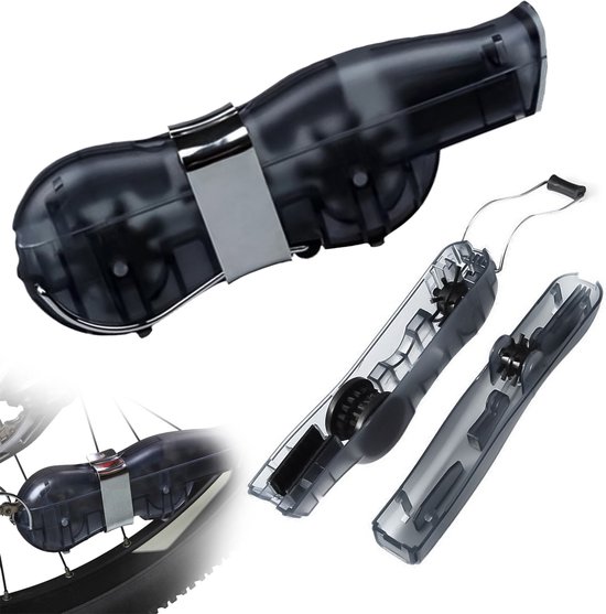 Nettoyeur De Chaîne Vélo – Appareil à Brosses Avec Récipient | Entretien Chaîne Facile Et Complet