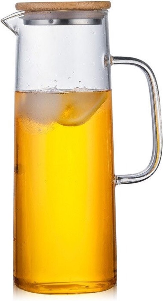 Langglas 450 ml - Hoogwaardig borosilicaat met de hand geblazen bergen | Cocktail, bier of Soft TOPOGRAPHIC (Everest