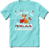 They Call Me Romeo - Valentijn T-Shirt | Grappig Valentijnsdag Cadeautje voor Hem en Haar | Dames - Heren - Unisex | Kleding Cadeau | - Licht Blauw - XXL