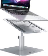 NOVOO Laptopstandaard - 360 ° draaibaar- kantelbaar- in hoogte verstelbare notebookstandaard - ergonomische aluminium