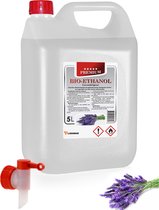 Ladanas® - Bio-Ethanol 5 L + dopkraan - Lavendelgeur - Bioethanol 96,6% - Biobrandstof