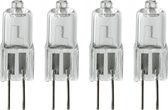 Philips 12V Halogeenlamp G4 - 7W (10W) - Warm Wit Licht - Dimbaar - 4 stuks