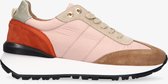 Tango | Ruby 1-f camel/pink multi sneaker - white/black sole | Maat: 42