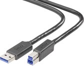 Belkin - USB-kabel - USB Type B (M) naar USB type A (M) - USB 3.0 - 90 cm - gevormd