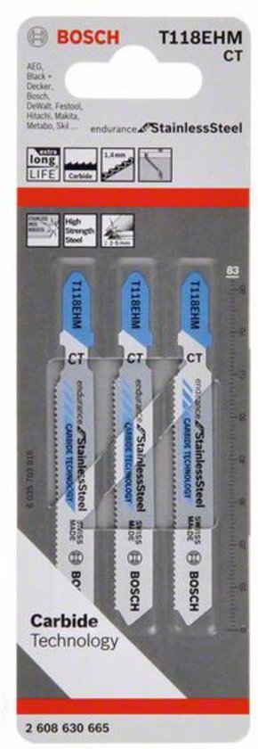 BOSCH Lame De Scie Sauteuse T 301 CD - Idéale Pour Le Bois