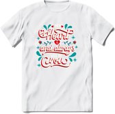 My Heart Is You - Valentijn T-Shirt | Grappig Valentijnsdag Cadeautje voor Hem en Haar | Dames - Heren - Unisex | Kleding Cadeau | - Wit - XL