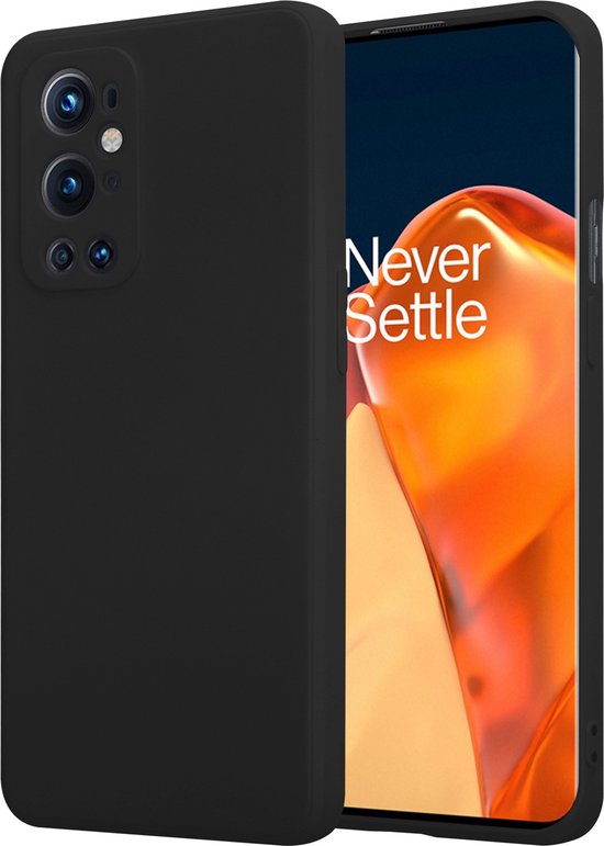 Coque en siliconen hoesje Shieldcase pour OnePlus 9 Pro - Noire