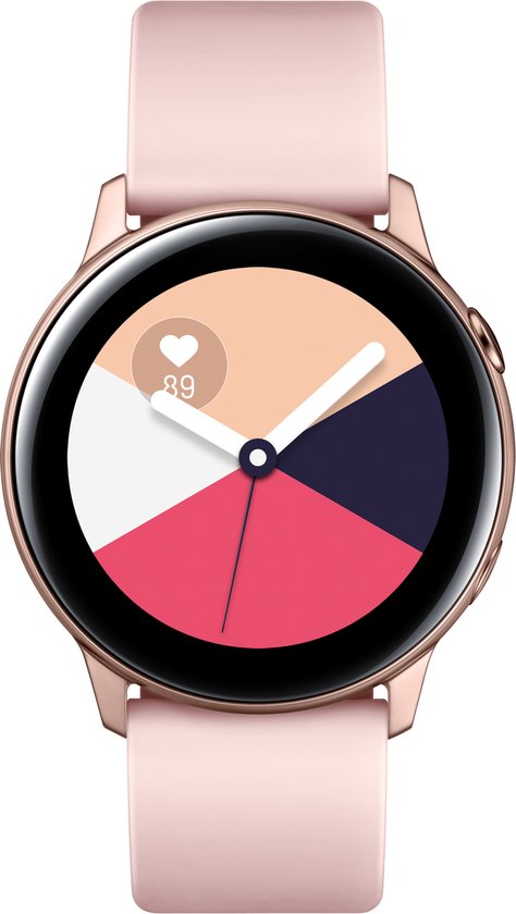 Samsung Galaxy Watch Active - Smartwatch dames - 39 mm - Roségoud