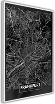 City Map: Frankfurt (Dark).