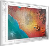 Raised Relief Map: Rome