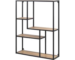 Wandrek Sabro in eiken met zwart frame