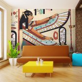 Fotobehangkoning - Behang - Vliesbehang - Fotobehang - Egyptische motief - 200 x 154 cm