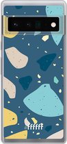 6F hoesje - geschikt voor Google Pixel 6 Pro -  Transparant TPU Case - Terrazzo N°7 #ffffff