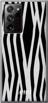 6F hoesje - geschikt voor Samsung Galaxy Note 20 Ultra -  Transparant TPU Case - Zebra Print #ffffff