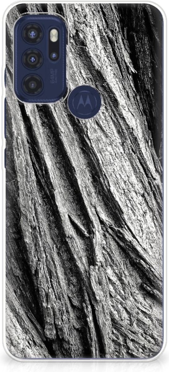 Bumper Hoesje Motorola Moto G60s Boomschors Grijs