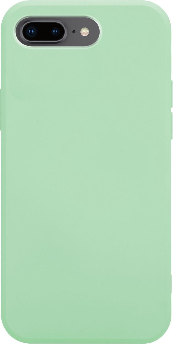 Ceezs Pantone siliconen hoesje geschikt voor Apple iPhone 7 / 8 Plus - beschermhoesje - backcover - silicone case - optimale bescherming - lichtgroen