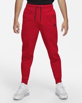 Nike Tech Fleece - Broek - Rood Zwart - Maat XL