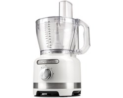 G3Ferrari Mixatutto Foodprocessor 1000W – 1,5L Blender – 2 Snelheden + Pulse – 3 RVS Snij/raspschijven – Hakmolen – Kneedfunctie – Klopper – Inclusief Spatel