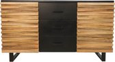 HSM Collection - Sideboard Lille - 150 cm - acaciahout/ijzer