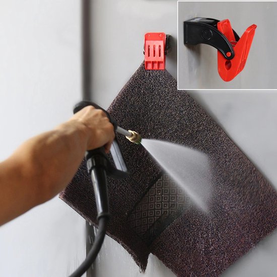 10 stuks vloermathouderclips, vloermathouderclips, universele houder voor autotapijten, autotapijtclips, geschikt voor het bevestigen van autotapijten (zwart