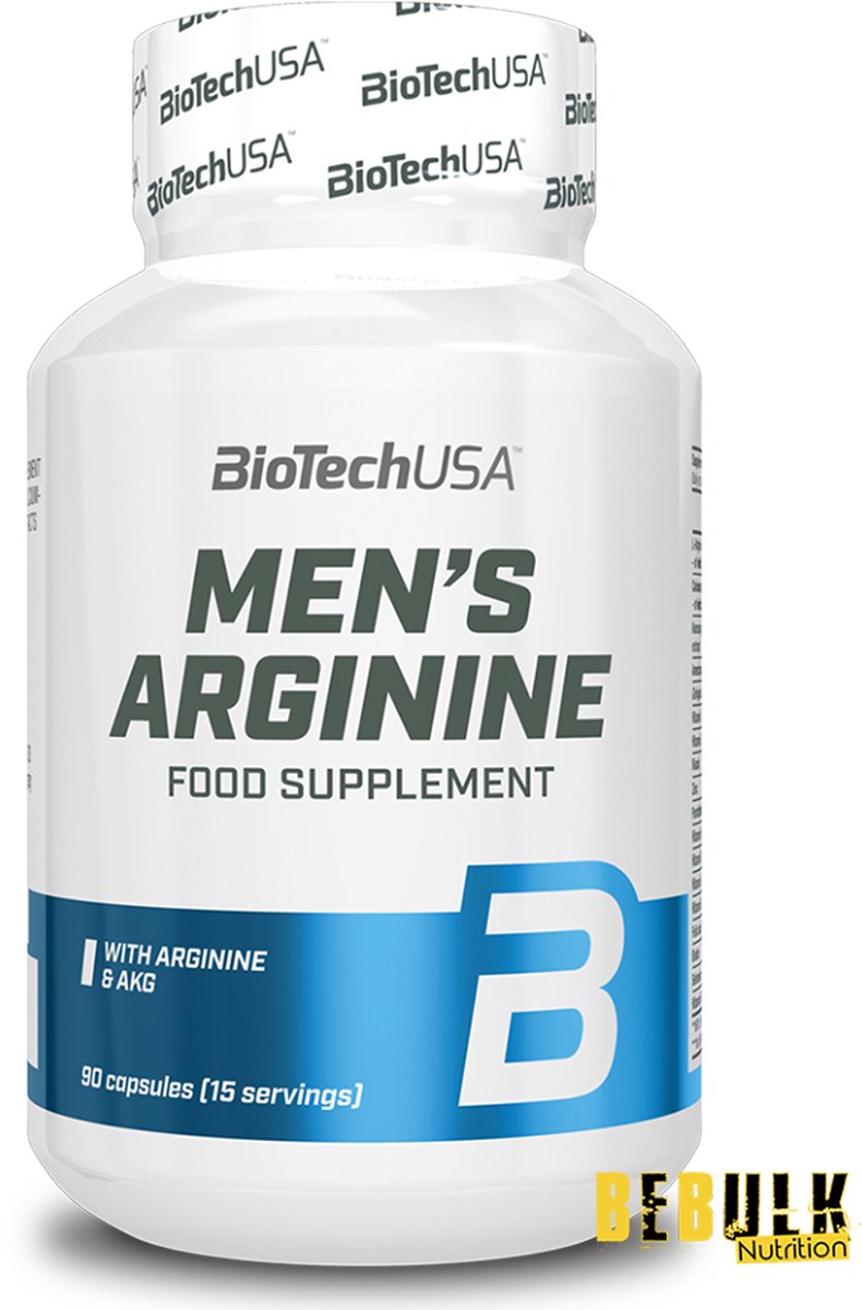 Vitaminen - Men's Arginine - 90 Capsules - BiotechUSA