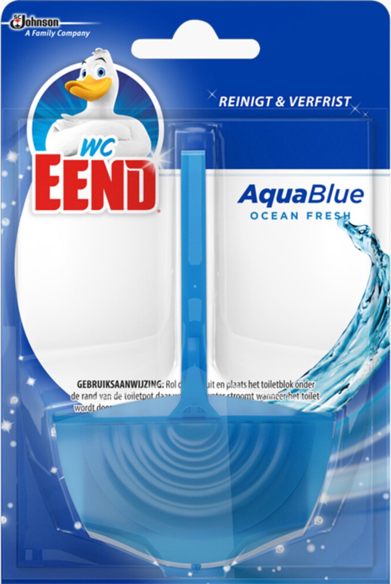 Goedkoopste 6x WC Eend Toiletblok Aqua Blue 40 GR