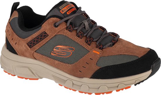 Skechers Oak Canyon 51893-BRBK, Mannen, Bruin, Sneakers,Schoenen, maat: