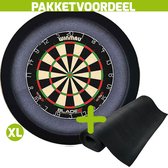 Winmau Blade 6 + Rubberen Dartmat 90*250 + Dartbordverlichting Basic XL (Zwart)