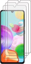 Samsung A41 Screenprotector - Beschermglas Samsung Galaxy A41 Screen Protector Glas - 3 stuks