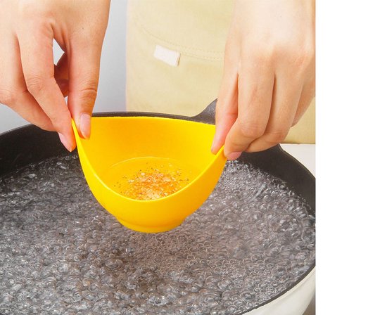 Linvoco Eierpocheerder Van Siliconen Voor Het Pocheren Van Eierschalen, Gemakkelijk Te Verwijderen En Te Reinigen Voor Het Koken In De Magnetron Of Op Het Fornuis Groen