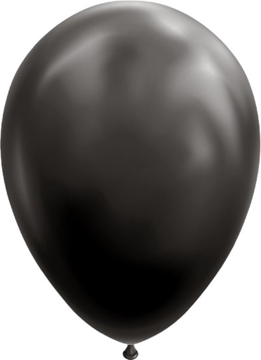 Ballonnen - Fiësta - Zwart - 30cm - 100st.