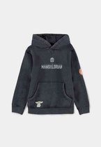 Disney Star Wars Kinder hoodie/trui -Kids 146- The Mandalorian The Child Zwart