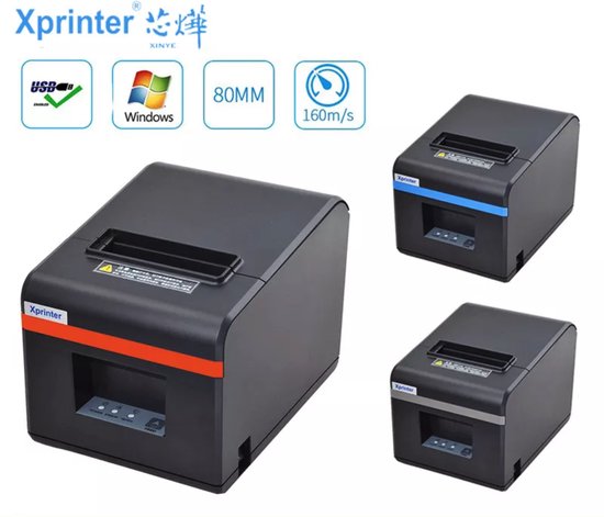 XPrinter POS printer 80mm auto cutter thermische bon printer met usb/Wifi  voor... | bol.com