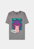 Pokémon Heren Tshirt -M- Gengar Grijs