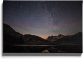 Walljar - Star Sky - Muurdecoratie - Canvas schilderij