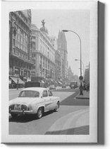 Walljar - Gran Via '65 - Muurdecoratie - Canvas schilderij.