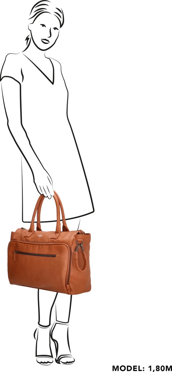 Charm London Bloomsbury Luiertas - Bruin van Charm London — afbeelding 3