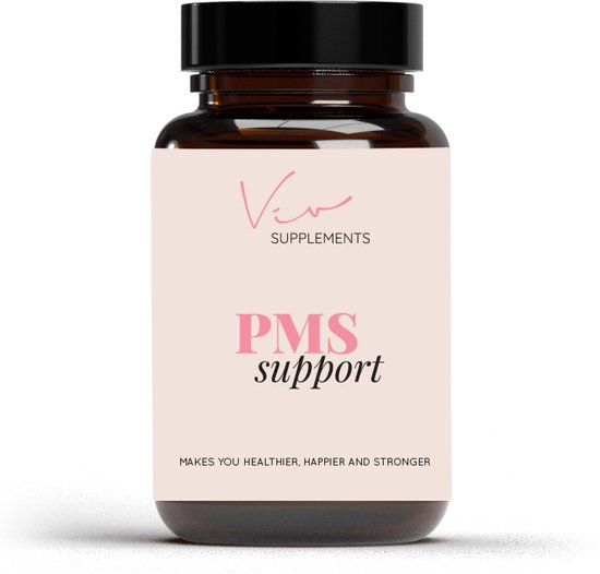 Supplementen voor PMS Support - Bevat: Monnikspeper, 5HTP en Rhodiola - Vivian Reijs - Speciaal voor vrouwen