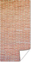 Affiche Brique - Marron - Murale - 60 x 120 cm
