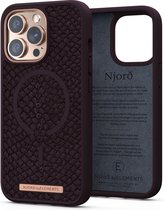 Njord byELEMENTS iPhone 13 Pro Hoesje - Zalm leer - Salmon Leather Eldur - Paars