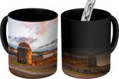 Magische Mok - Foto op Warmte Mok - Vuurtoren - Zee - Horizon - Edinburgh - 350 ML