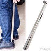 ESTARK® Schoenlepel - Extra lange schoenlepel XL - 45CM hoog - Stevig RVS roestvrijstaal - Sterk en van hoge kwaliteit! - 45 cm